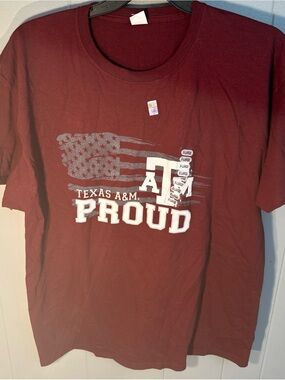Texas A&M Proud Maroon Graphic Tee